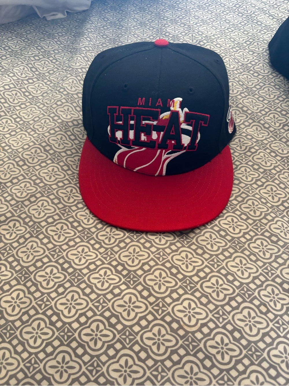 Black and Red Snapback Hat